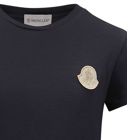 Moncler Stuttermabolur - Dökkblátt