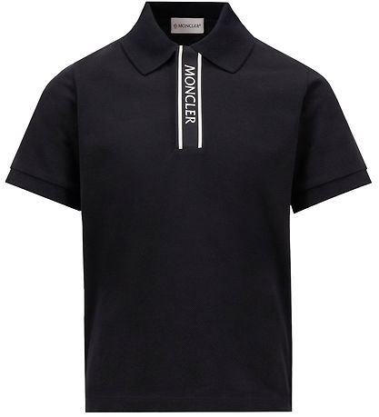 Moncler Polo - Dökkblátt M. Hvítur