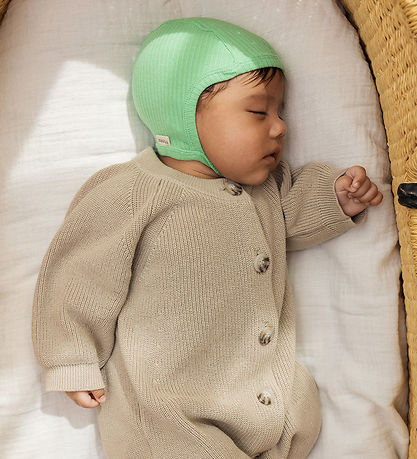 MarMar Baby Hat - Rib - Modal - Hoody - Cale Green