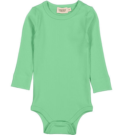 MarMar Samfella L/æ - Rib - Modal - Plain - Cale Green