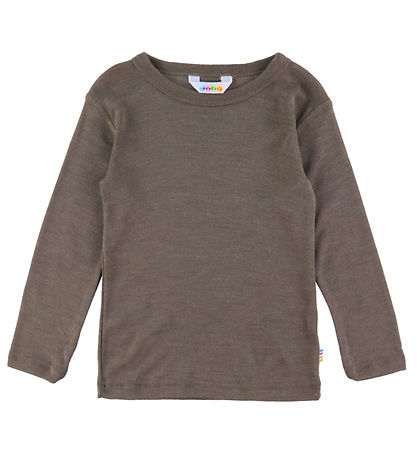 Joha Blouse - Wol/Zijde - Bruin