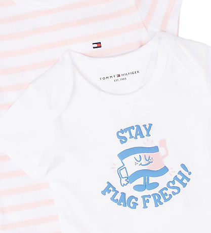 Tommy Hilfiger Gjafabox - Samfella k/æ - 3 Pakki - Dýrmæt Bleikt