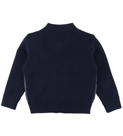 Moncler Cardigan - Knitted/Down - Navy