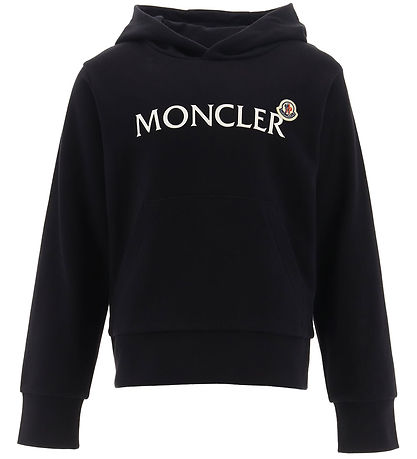 Moncler Kapuzenpullover - Schwarz m. Print