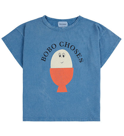 Bobo Choses Stuttermabolur - Morgunn - Ljósblár
