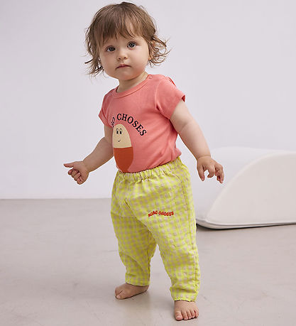Bobo Choses Romper k/æ - Ochtendei - Coral Pink