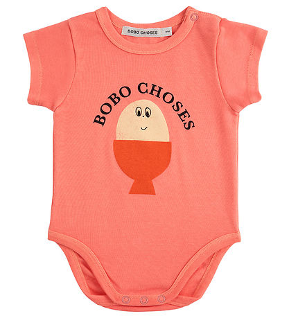 Bobo Choses Romper k/æ - Ochtendei - Coral Pink