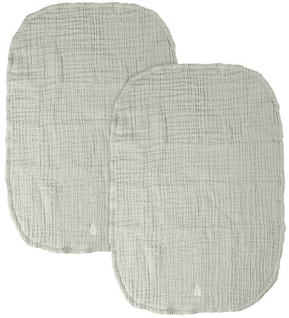 Sebra wickelunterlage - 2er-Pack - Musselin - Mist Green