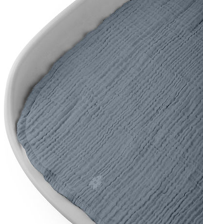 Sebra wickelunterlage - 2er-Pack - Musselin - Forest Lake Blue