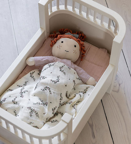 Sebra Doll'S Bed w. Mattress - Classic+ White