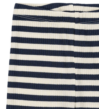 The New Siblings Leggings - Rib - TnsbFro - Mood Indigo Striped