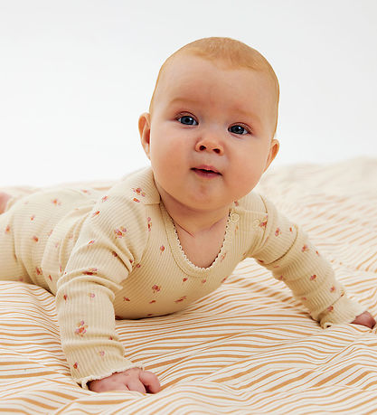 The New Siblings Bodysuit L/æ - Rib - TnsbNoella - White Swan AO