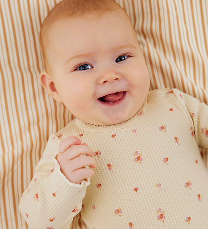The New Siblings Bodysuit L/æ - Rib - TnsbNoella - White Swan AO