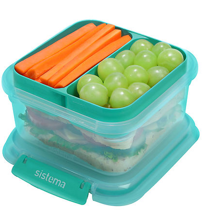Sistema Lunchbox - 1.15L - Square Stax To Go - Turquoise