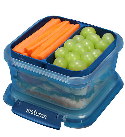 Sistema Lunchbox - 1.15L - Square Stax To Go - Blue