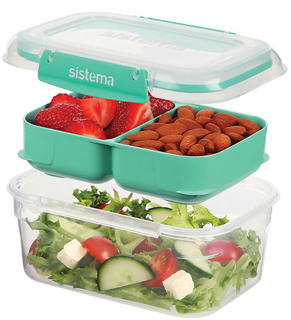Sistema Lunchbox - 1 L Rectangle Stax To Go - Turquoise