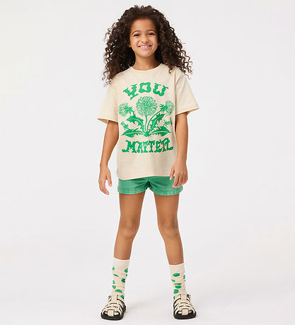 Molo Stuttermabolur - Riley - Green Fífill