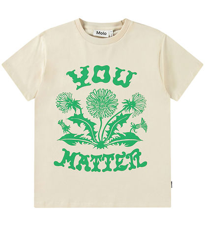 Molo Stuttermabolur - Riley - Green Fífill