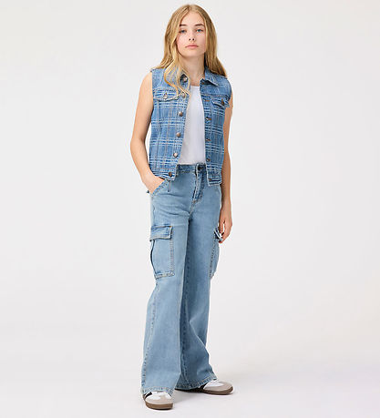 Molo Waistcoat - Denim - Hertha - Washed Check