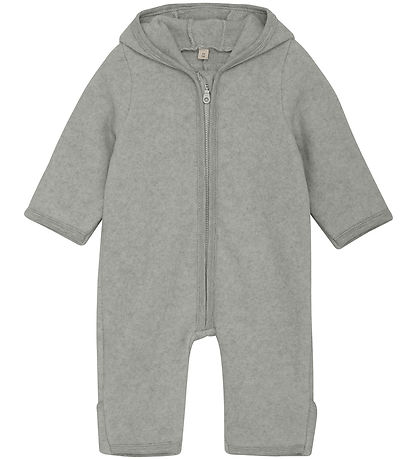 Huttelihut Talvihaalari - Fleece - vaaleanharmaa Kirjava