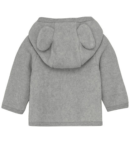 Huttelihut Neuletakki - Fleece - vaaleanharmaa Kirjava