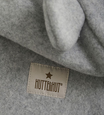 Huttelihut Neuletakki - Fleece - vaaleanharmaa Kirjava