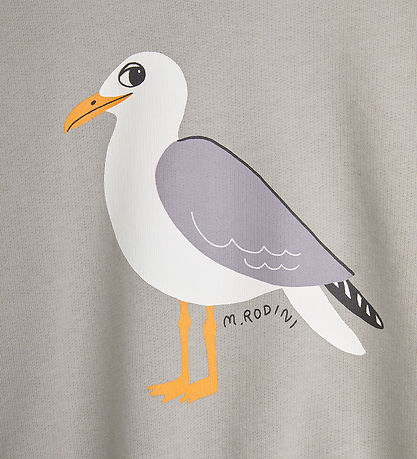 Mini Rodini Sweatshirt - Seagull - Grey