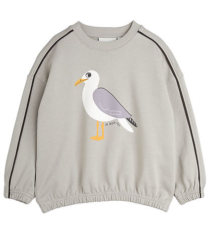 Mini Rodini Sweatshirt - Seagull - Grey