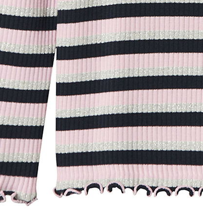 Name It Blouse - Rib - NmfBalisa - Dark Sapphire w. Stripes/Glim