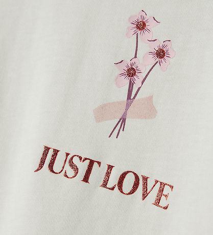 Name It T-shirt - NkfBetria - Sea Salt w. Print