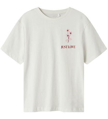 Name It T-shirt - NkfBetria - Sea Salt w. Print