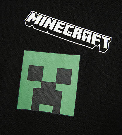 Name It Kapuzenpullover - NkmJacot Minecraft - Schwarz m. Print