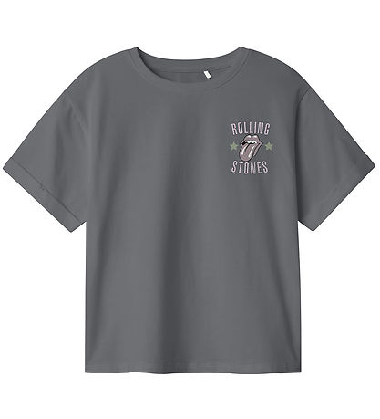 Name It T-shirt - NkfJill - Lava Smoke w. Print