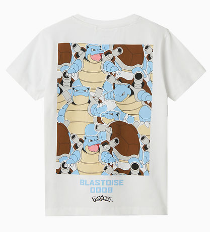 Name It T-shirt - NkmJatin Pokémon - Bright White w. Print
