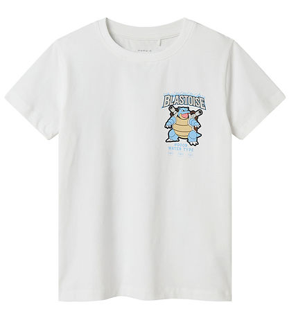 Name It T-shirt - NkmJatin Pokémon - Bright White w. Print