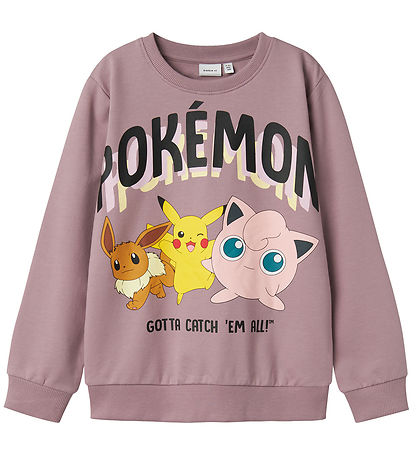 Name It Sweatshirt - NkfJima Pokémon - Elderberry w. Print