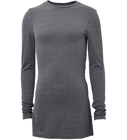 Hound Bluse - Rib - Grau