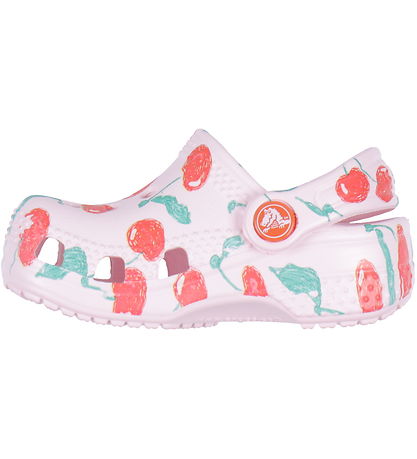 Crocs Sandalar - Classic Clog T - Bleikt Mjólk