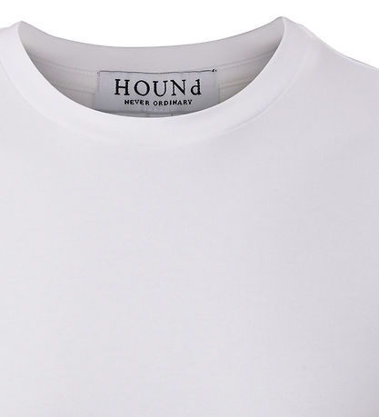 Hound Stuttermabolur - Skera - Hvítt