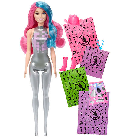 Barbie Doll - 30 cm - Color Reveal Disco Star - Assorted