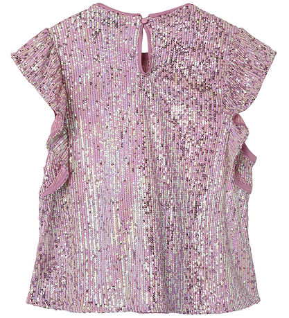 LMTD Stuttermabolur - NlfRink - Lilac Snow M. Sequins
