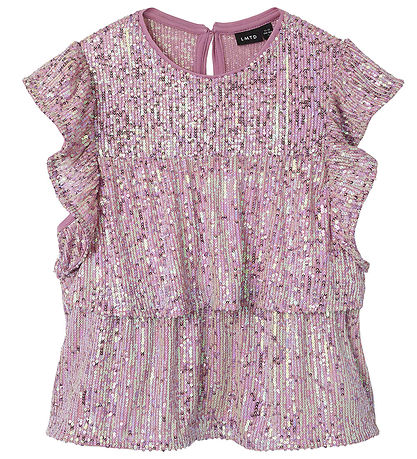 LMTD Stuttermabolur - NlfRink - Lilac Snow M. Sequins