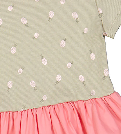 Müsli Mekko - Joustinneule - Pineapple Swing - Soft Green/Runous