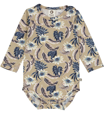 Müsli Bodysuit L/æ - Lily - Cashmere/Mary/Night Blue