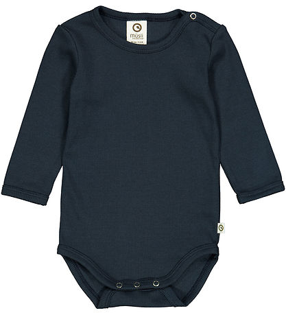 Müsli Bodysuit L/æ - Rib - Cozy Me - Night Blue