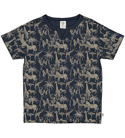 Müsli Stuttermabolur - Safari - Nótt Blue/kasmír