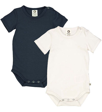 Müsli Bodys k/æ - Cozy Me - 2er-Pack - Spülung Cream/Nacht Blue