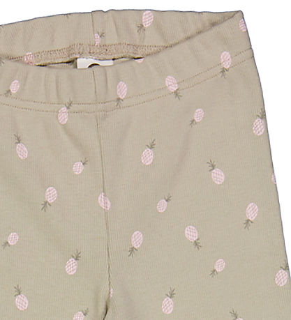 Müsli Trousers - Rib - Pineapple Flared - Soft Green/Poetry Gree