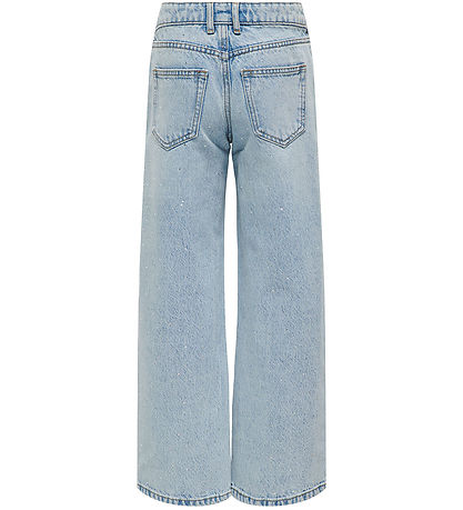 Kids Only Jeans - KogCobain - Light Blue Denim w. Rhinestone