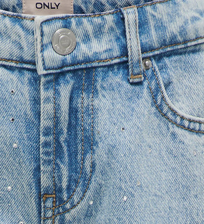 Kids Only Jeans - KogCobain - Light Blue Denim w. Rhinestone